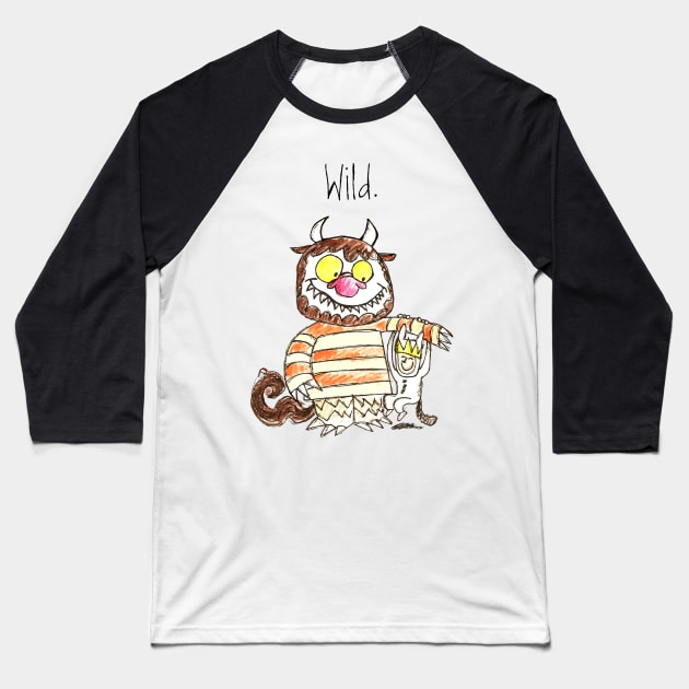 Wild Baseball T-Shirt by ptdoodles